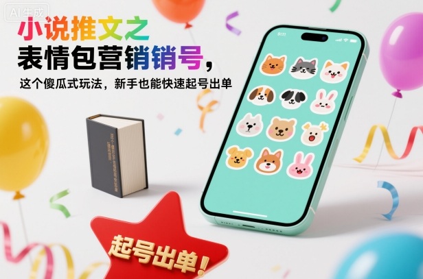 小说推文之表情包营销号，这个傻瓜式玩法，新手也能快速起号出单-幼小初高学社