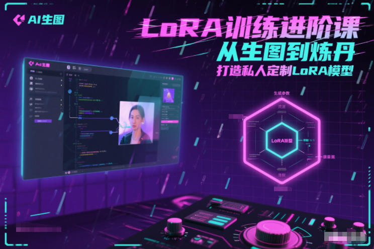 LoRA训练进阶课，从生图到炼丹，打造私人定制LoRA模型-幼小初高学社