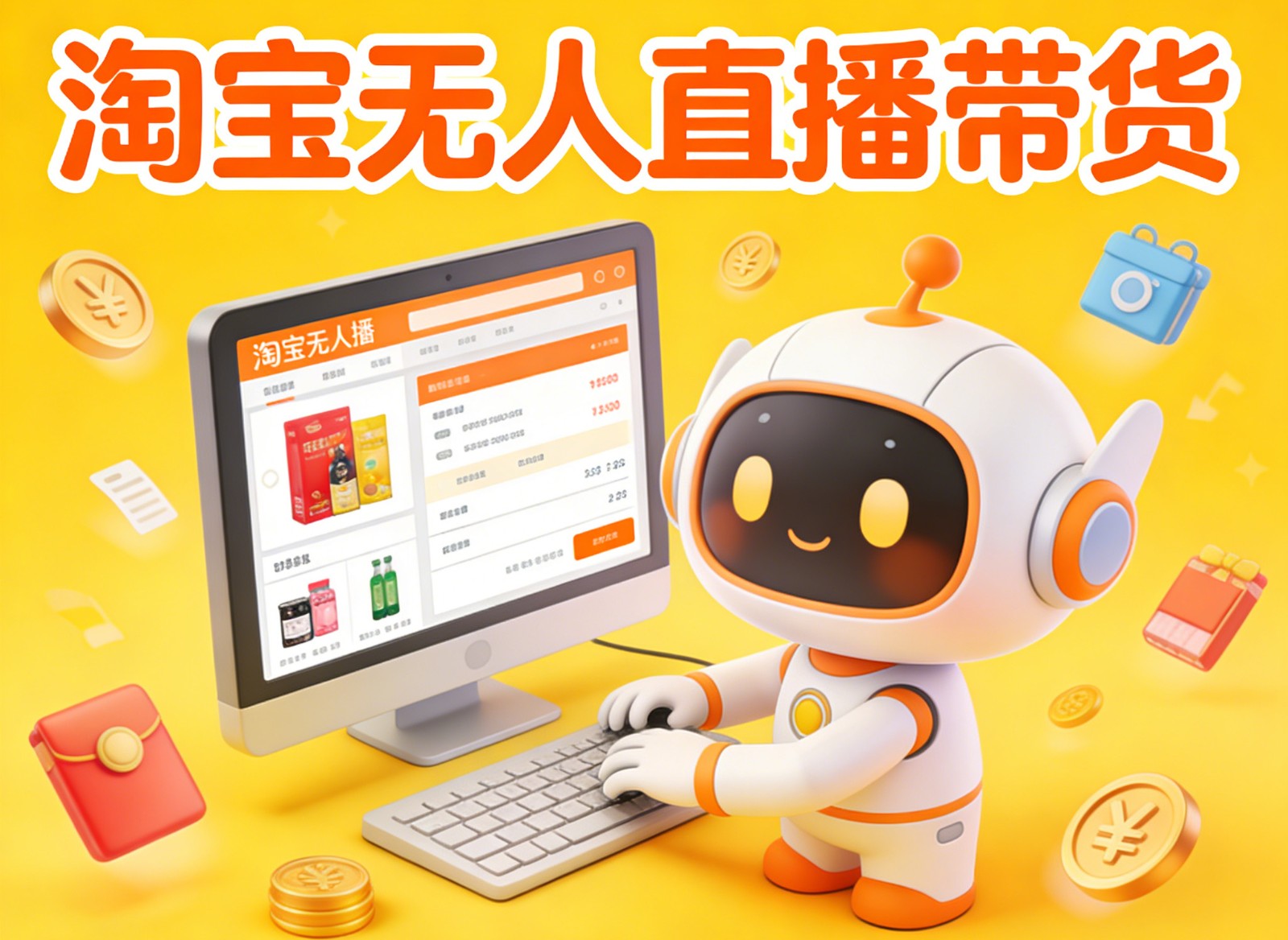 淘宝无人直播带货，24小时自动卖货，月佣金1W+，不违规不封号，不用露脸-幼小初高学社