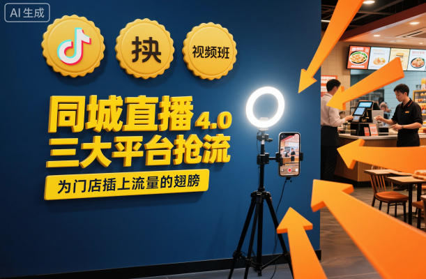 同城直播实操班4.0，三大平台抢流，为门店插上流量的翅膀-幼小初高学社