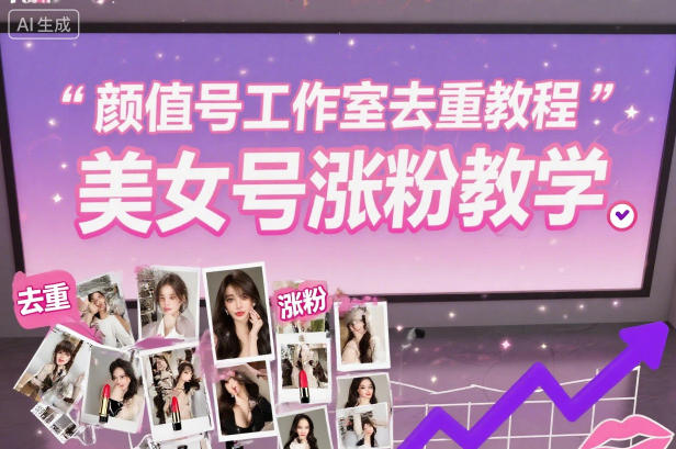 颜值号工作室去重教程，美女号涨粉教学-幼小初高学社