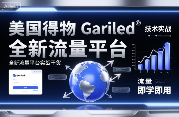 美国得物Gariled技术实战，全新流量平台实战干货，即学即用-幼小初高学社