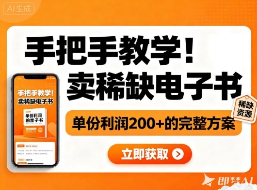手把手教学！在小红书卖稀缺电子书，单份利润2张+的完整方案-幼小初高学社