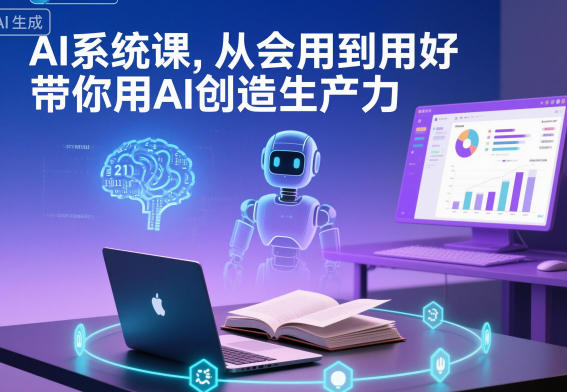 AI系统课，从会用到用好，带你用AI创造生产力-幼小初高学社