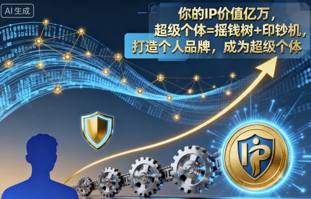 你的IP价值亿万，超级个体=摇钱树+印钞机，打造个人品牌，成为超级个体-幼小初高学社