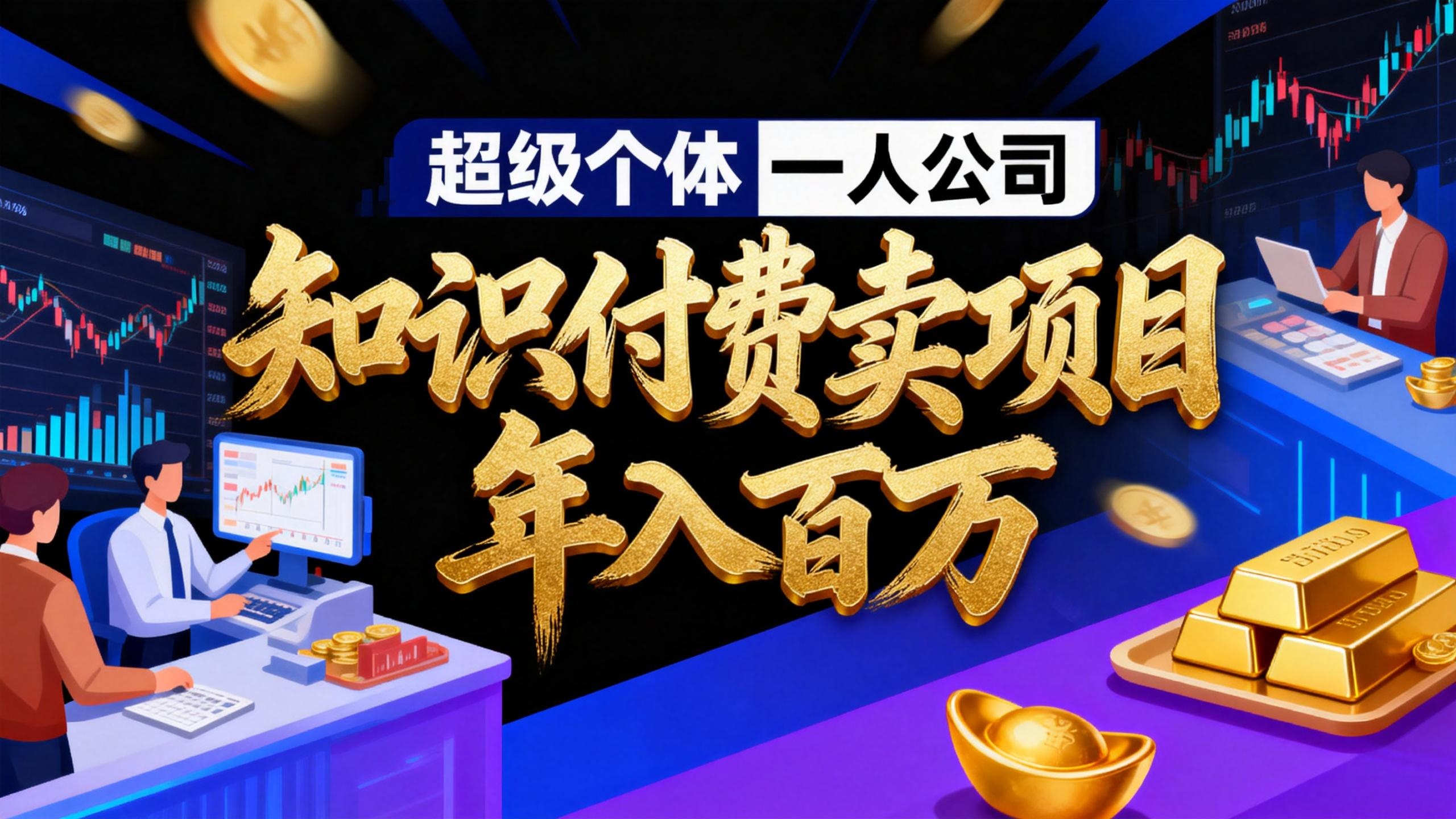 2026年“超级个体一人公司”私域卖项目年入百万，个人IP-精准引流-项目包装-转化成交-幼小初高学社