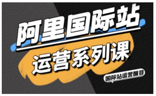 阿里国际站运营系列课，涵盖精准引流、直通车与全站推实战SOP，搭配AI效率工具包与高阶增长玩法-幼小初高学社