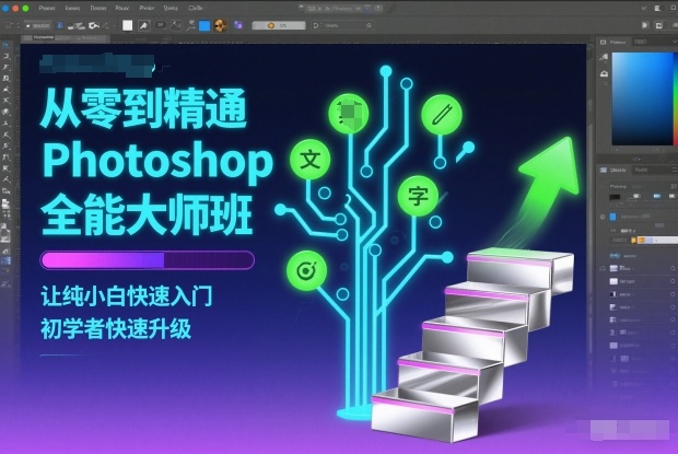从零到精通Photoshop全能大师班，让纯小白快速入门，初学者快速升级-幼小初高学社