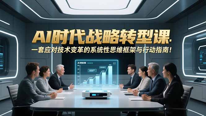 AI时代战略转型课：一套应对技术变革的系统性思维框架与行动指南！-幼小初高学社