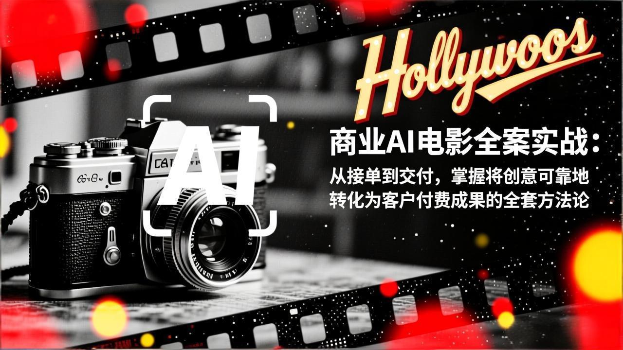 商业AI电影全案实战：从接单到交付，掌握将创意可靠地转化为客户付费成果的全套方法论-幼小初高学社
