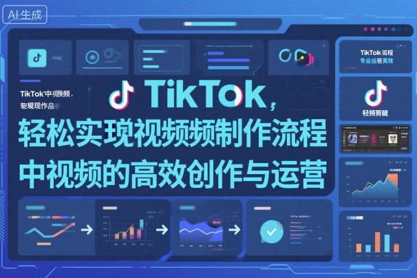TikTok中视频制做流程，轻松实现Tk中视频的高效创作与运营-幼小初高学社