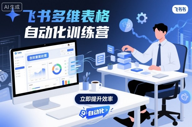 飞书多维表格自动化训练营，手把手教你告别重复处理，用多维表格开启高效办公新模式-幼小初高学社