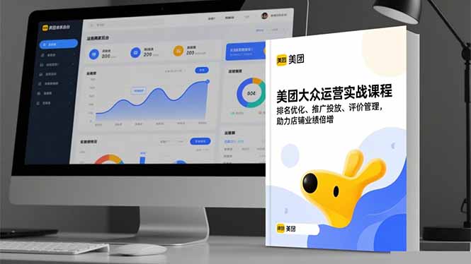 美团大众运营实战课程，排名优化、推广投放、评价管理，助力店铺业绩倍增-幼小初高学社