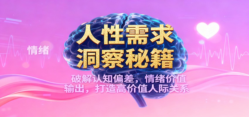 人性需求洞察秘籍，破解认知偏差，情绪价值输出，打造高价值人际关系-幼小初高学社