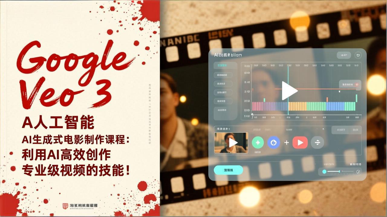 Google Veo 3人工智能AI生成式电影制作课程：利用AI高效创作专业级视频的技能！-幼小初高学社