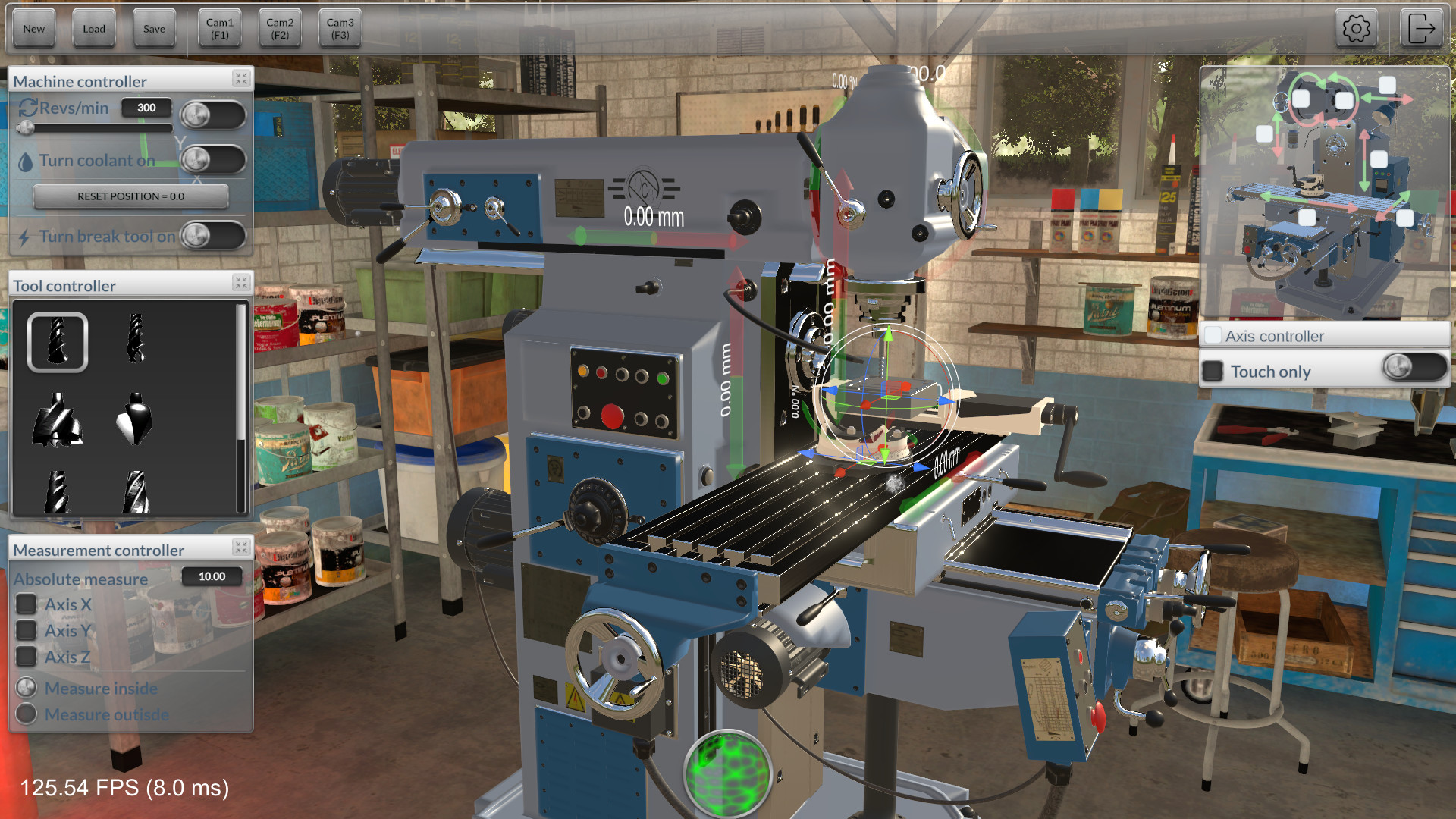 铣削机模拟器/Milling machine simulator 铣削机模拟器/Milling machine simulator