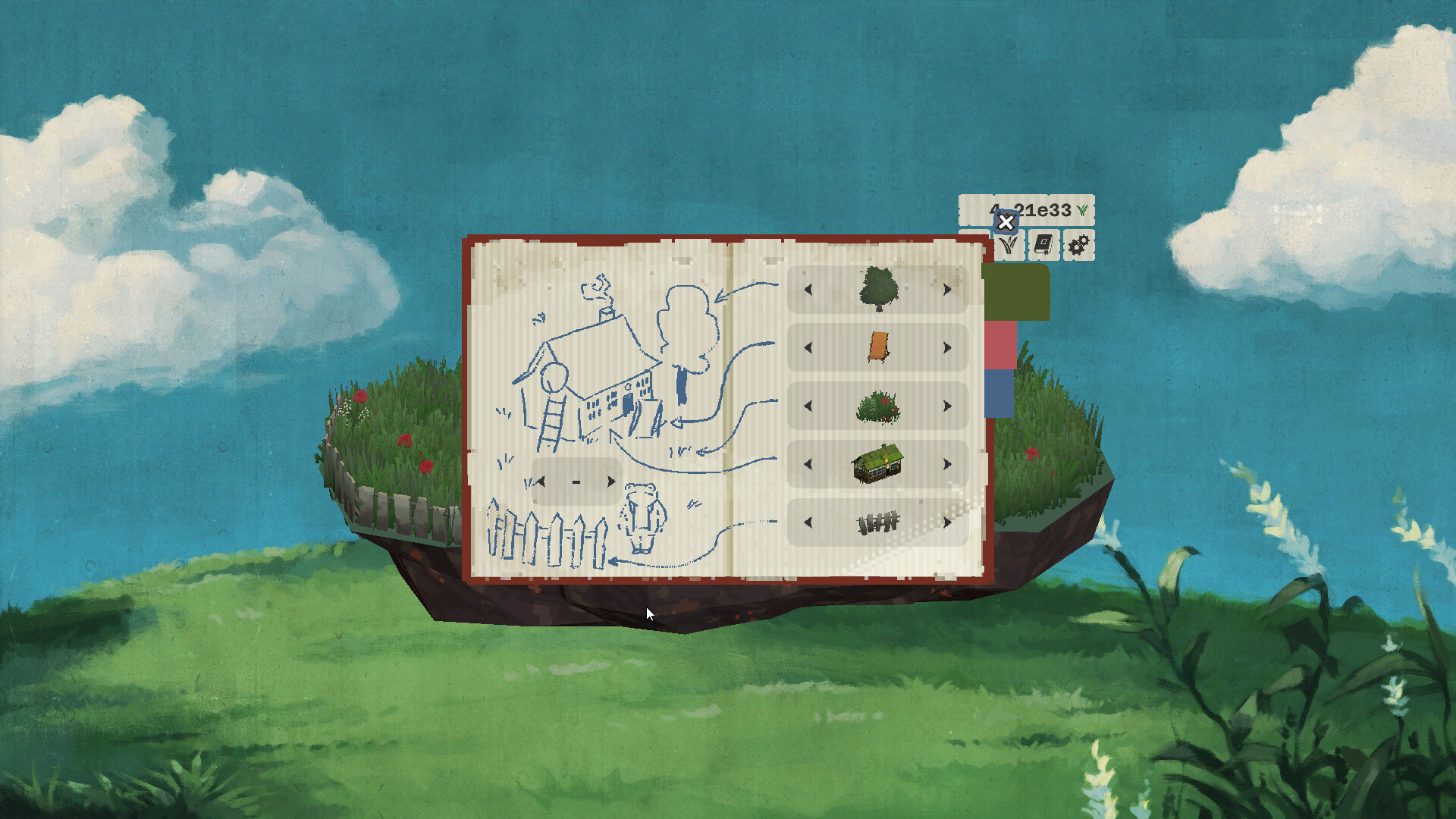 青蛙的空之绿洲/罗普卡的放置岛屿/Ropuka's Idle Island