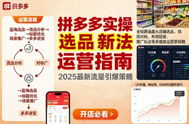 王校长9月12拼多多实操新玩法,全链路涵盖从店铺选品、找对标,布局链接,推广玩法等多维度运营思路(更新)-幼小初高学社