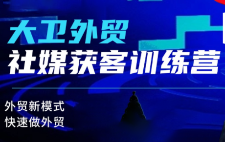 大卫老师·外贸社媒获客独家训练营(更新10月)-幼小初高学社