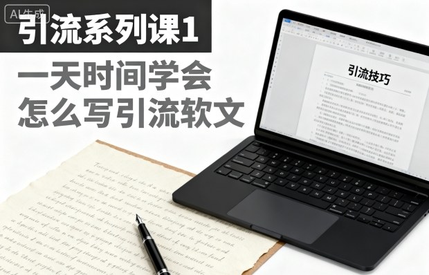 引流系列课1，一天时间学会怎么写引流软文-幼小初高学社