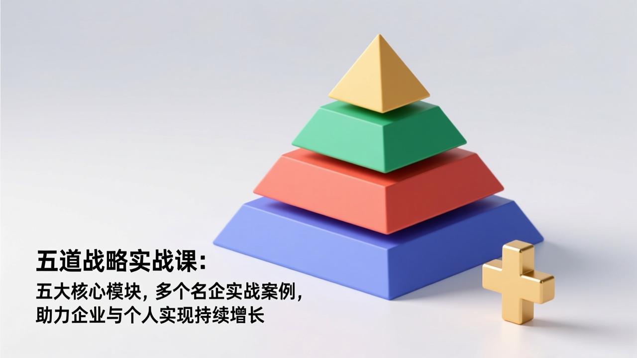 五道战略实战课：五大核心模块，多个名企实战案例，助力企业与个人实现持续增长-幼小初高学社