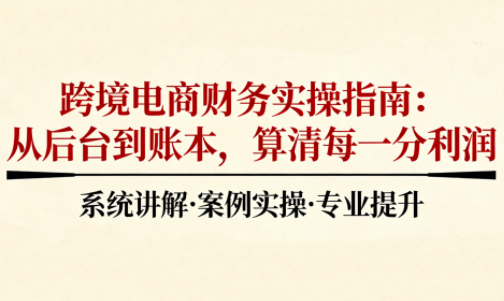 2025跨境电商财务实操指南-幼小初高学社