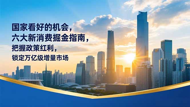 某付费文章：国家看好的机会，六大新消费掘金指南，把握政策红利，锁定万亿级增量市场-幼小初高学社