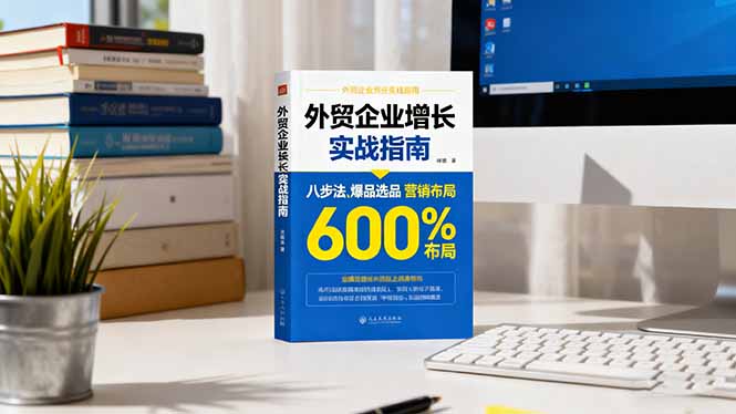 外贸企业增长实战指南，八步法、爆品选品、营销布局，业绩增长300%-幼小初高学社
